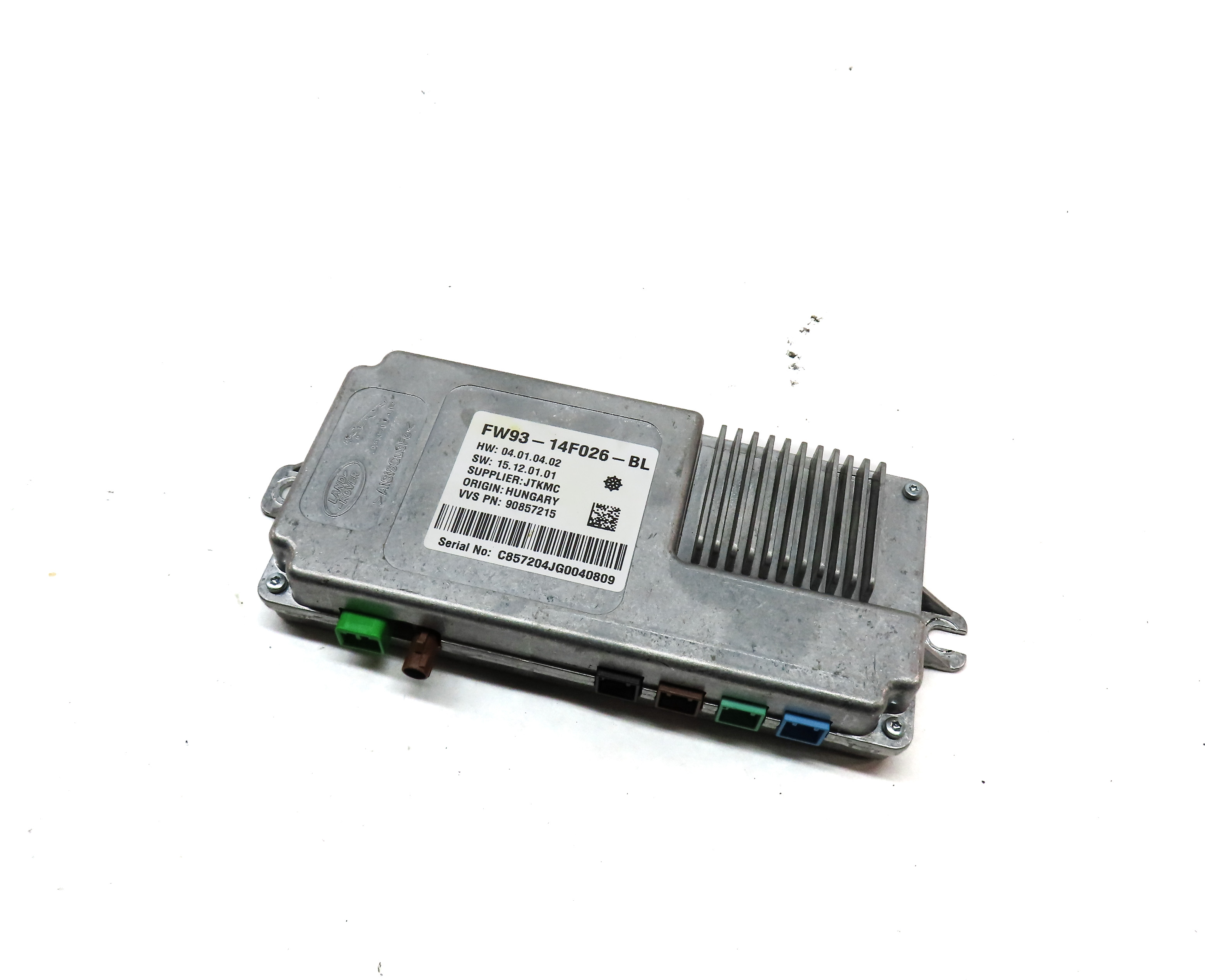 2014-2016 RANGE ROVER EVOQUE (L405 L538) SURROUND VIEW CAMERA CONTROL MODULE — exact item pictured